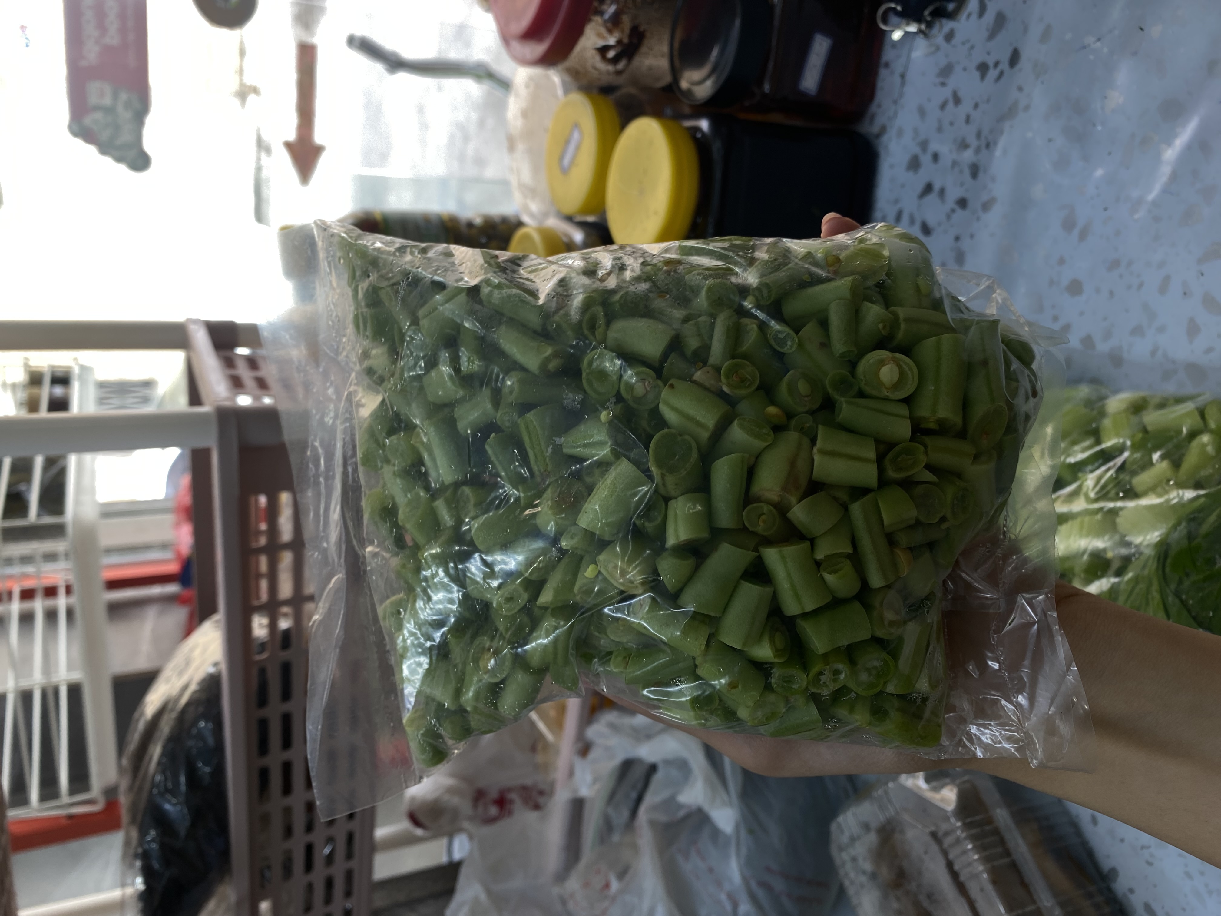 لوبیا سبز خرد شده ۵۰۰ گرم